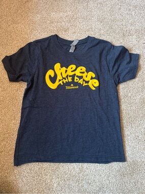 Kids 'Cheese the Day' Navy T-Shirt
